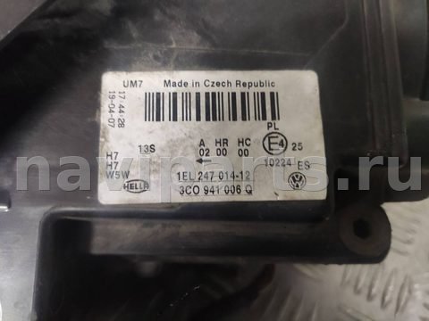 Фары передние (комплект) Volkswagen Passat B6, 2007 г., OEM 3C0941006Q, арт. M107314147, фото 13
