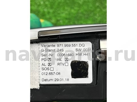 Новое Porsche Panamera, 2018 г., OEM 971959551dq, арт. 50736, фото 6