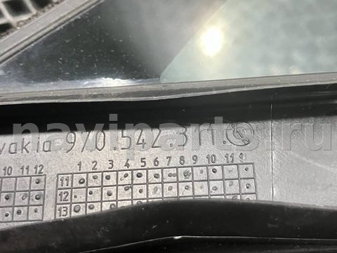 Форточка передняя левая Porsche Panamera, 2011 г., OEM 970542311, арт. 00533279_1, фото 9