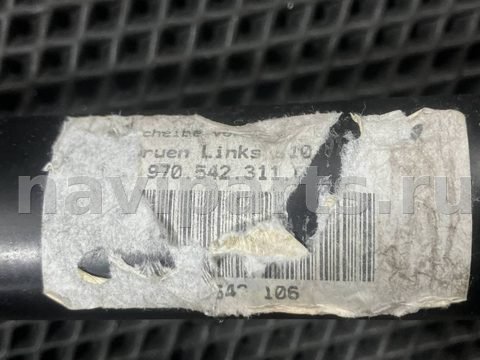 Форточка передняя левая Porsche Panamera, 2015 г., OEM 970542311, арт. 00533279, фото 7