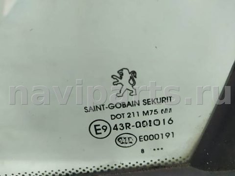 Форточка передняя левая Peugeot 308, 2008 г., арт. 10217377, фото 2