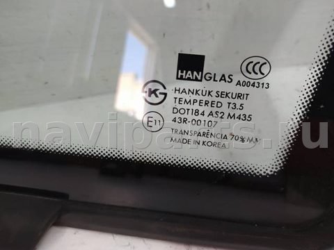 Форточка передняя левая Hyundai Trajet, 2005 г., арт. 10232964, фото 2