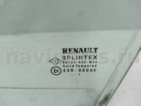 Форточка передняя левая Renault Scenic, 2007 г., арт. 10300317, фото 2