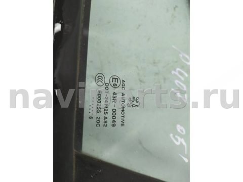 Форточка передняя левая Peugeot 407, 2005 г., арт. 10302856, фото 2