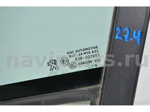 Форточка передняя левая Peugeot 208 CC, 2016 г., OEM 9801476080, арт. 122664, фото 3
