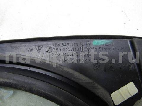 Форточка передняя левая Volkswagen Touareg, 2015 г., OEM 7P6845113, арт. 270818-012, фото 3
