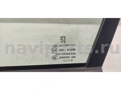 Форточка передняя левая Peugeot 407, 2006 г., арт. 50032078, фото 2