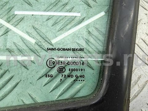 Форточка передняя левая Mercedes Sprinter c, 2006 г., OEM E943R000016, арт. 55375414, фото 2