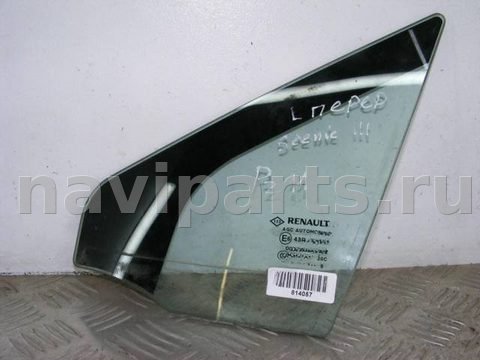 Форточка передняя левая Renault Scenic, 2009 г., арт. 814057