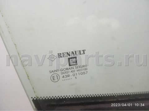 Форточка передняя правая Renault Trafic c, 2014 г., арт. 54248423, фото 2