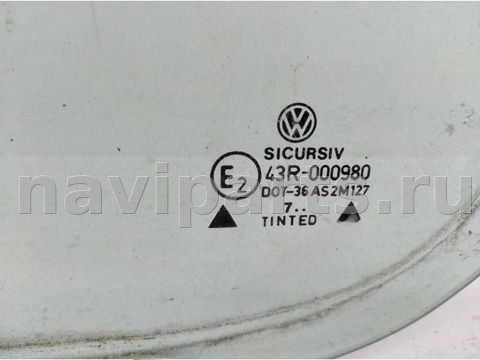 Форточка задняя левая Volkswagen Golf, 1997 г., арт. 10127022, фото 2