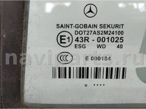 Форточка задняя левая Mercedes E W211, 2008 г., арт. 10127035, фото 2