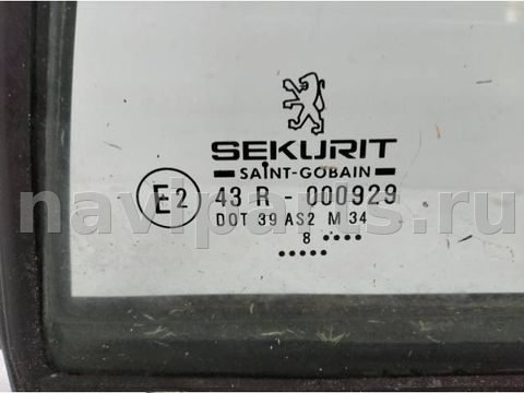 Форточка задняя левая Peugeot 406, 1998 г., арт. 10128966, фото 2