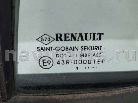 Форточка задняя левая Renault Modus, 2004 г., арт. 10223868, фото 2