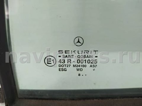 Форточка задняя левая Mercedes E W210, 1998 г., арт. 10334584, фото 2