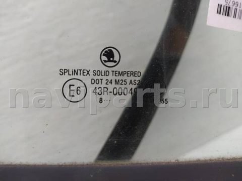Форточка задняя левая Skoda Octavia, 2008 г., арт. 10416675, фото 2
