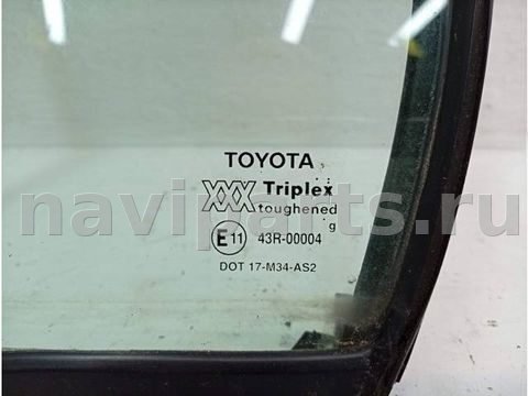 Форточка задняя левая Toyota Avensis, 1999 г., арт. 10453765, фото 2