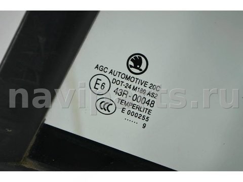 Форточка задняя левая Skoda Octavia A7, 2019 г., OEM 5E9845213M5AP, арт. 122463, фото 2