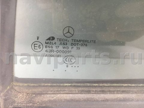 Форточка задняя левая Mercedes ML W164, 2009 г., OEM A1647302555, арт. 13716, фото 2