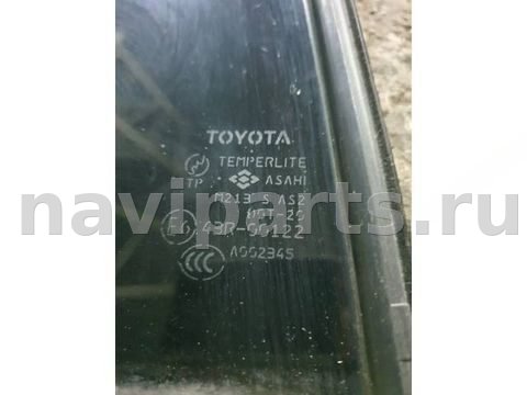Форточка задняя левая Toyota Land Cruiser Prado, 2004 г., OEM 43R00122, арт. 164827, фото 2