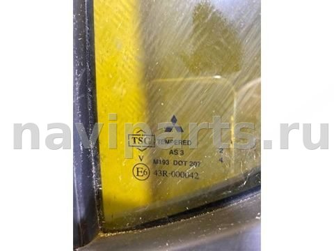 Форточка задняя левая Mitsubishi L200, 2007 г., OEM 43R000042, арт. 169032, фото 2