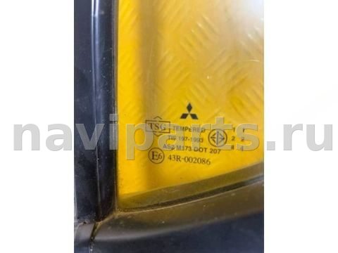 Форточка задняя левая Mitsubishi L200, 2007 г., OEM 43R002086, арт. 171155, фото 2