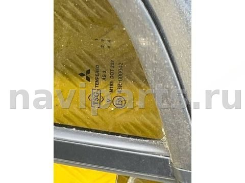 Форточка задняя левая Mitsubishi L200, 2006 г., OEM 43R00042, арт. 182646, фото 2