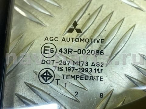 Форточка задняя левая Mitsubishi L200, 2012 г., OEM 43R002086, арт. 184281, фото 2