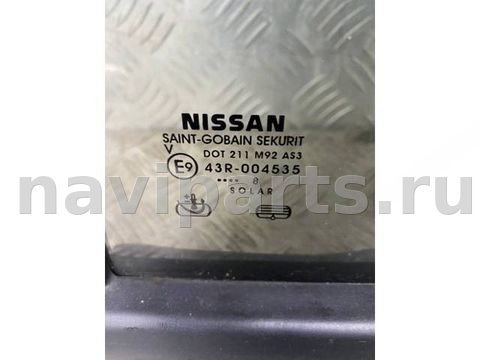 Форточка задняя левая Nissan Pathfinder, 2008 г., OEM DOT211M92AS3, арт. 189510, фото 3