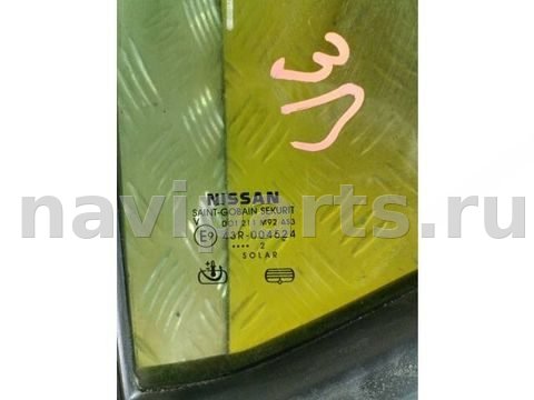 Форточка задняя левая Nissan Navara, 2012 г., OEM 82263EB320, арт. 203672, фото 2