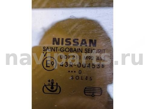 Форточка задняя левая Nissan Pathfinder, 2010 г., OEM 82263EB33A, арт. 211613, фото 2