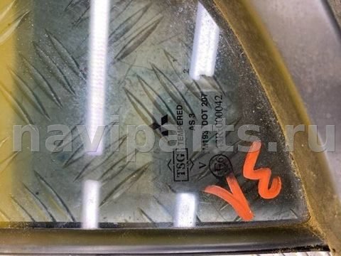 Форточка задняя левая Mitsubishi L200, 2006 г., OEM 43R000042, арт. 217219, фото 2