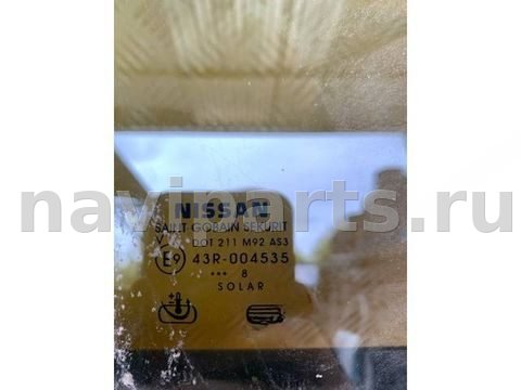 Форточка задняя левая Nissan Pathfinder, 2008 г., OEM 82263EB33A, арт. 222028, фото 2