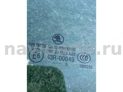Форточка задняя левая Skoda Octavia, 2002 г., OEM 43R00049, арт. 43575, фото 2