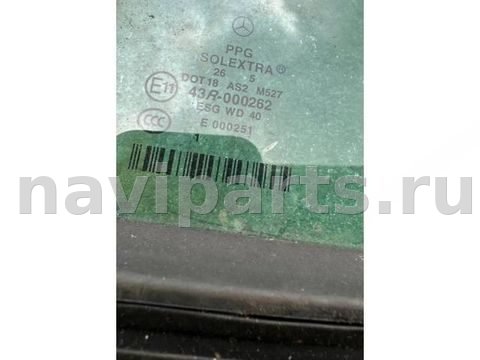 Форточка задняя левая Mercedes E W210, 2002 г., OEM 43R000262, арт. 43691, фото 2