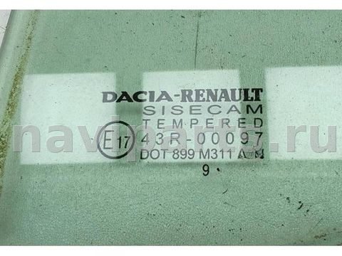 Форточка задняя левая Dacia Sandero, 2019 г., арт. 55183751, фото 2