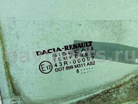 Форточка задняя левая Dacia Sandero, 2018 г., арт. 55334606, фото 2