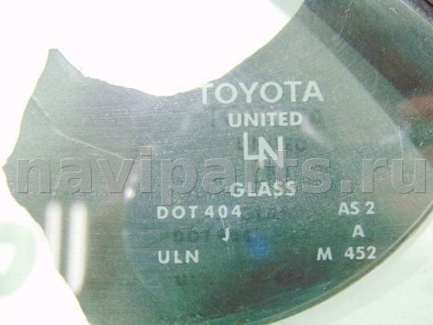 Форточка задняя левая Toyota Camry XV30, 2001 г., OEM 6812433010, арт. 57277, фото 10