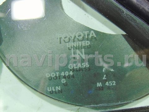 Форточка задняя левая Toyota Camry XV30, 2001 г., OEM 6812433010, арт. 57278, фото 10