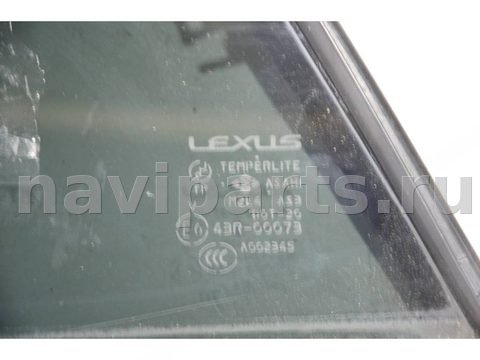 Форточка задняя левая Lexus RX MCU38, 2005 г., OEM 6812448110, арт. 96985, фото 4