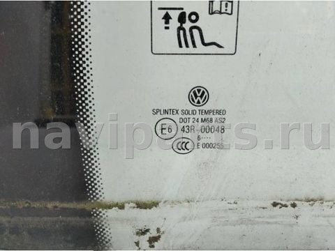 Форточка задняя правая Volkswagen Golf Plus, 2006 г., арт. 10126859, фото 2