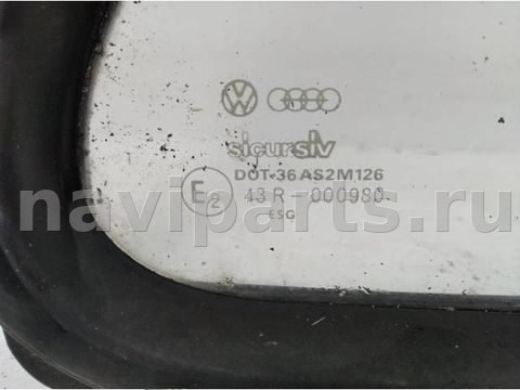 Форточка задняя правая Volkswagen Golf, 1989 г., арт. 10129549, фото 2