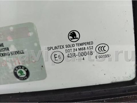 Форточка задняя правая Skoda Fabia, 2004 г., арт. 10149287, фото 2