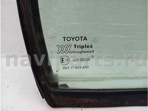 Форточка задняя правая Toyota Avensis, 1999 г., арт. 10453786, фото 2