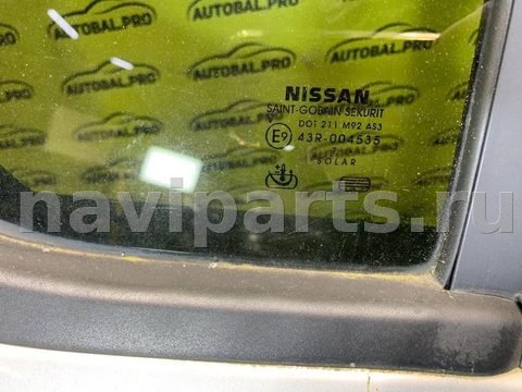 Форточка задняя правая Nissan Pathfinder, 2008 г., OEM 82262EB33A, арт. 252022, фото 2
