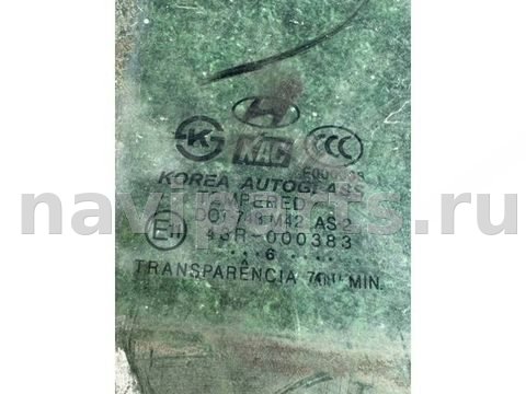 Форточка задняя правая Hyundai Sonata, 2006 г., OEM 43R000383, арт. 43590, фото 2