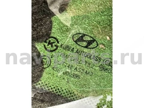 Форточка задняя правая Hyundai Santa Fe, 2008 г., OEM 43R000399, арт. 43695, фото 2
