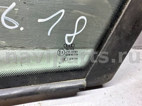 Форточка задняя правая Audi A6 C6 (S6,RS6), 2005 г., OEM 4F5845300KNVB, арт. B113599587, фото 2