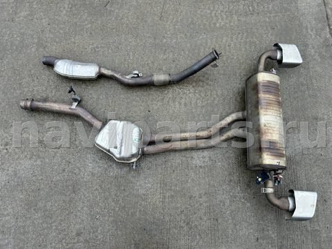 Глушитель Porsche Cayenne, 2017 г., OEM 4M4253401, арт. 2501358