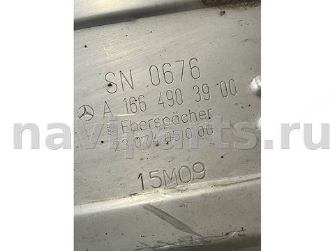 Глушитель Mercedes GLE W166, 2017 г., OEM A1664903900, арт. 48844, фото 4